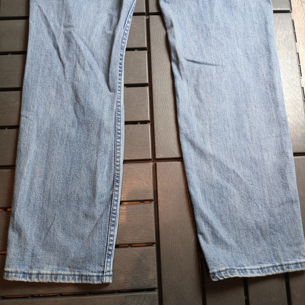 Broken Promises Distressed Mens 32x29 Straight Blue Snake Cobra Rose Jeans JA128 - Picture 12 of 15